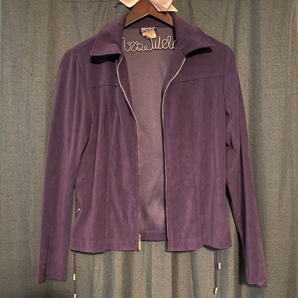 NYCC Purple Suede Blazer
